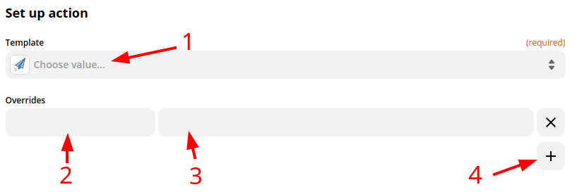 Mapping property keys in Zapier