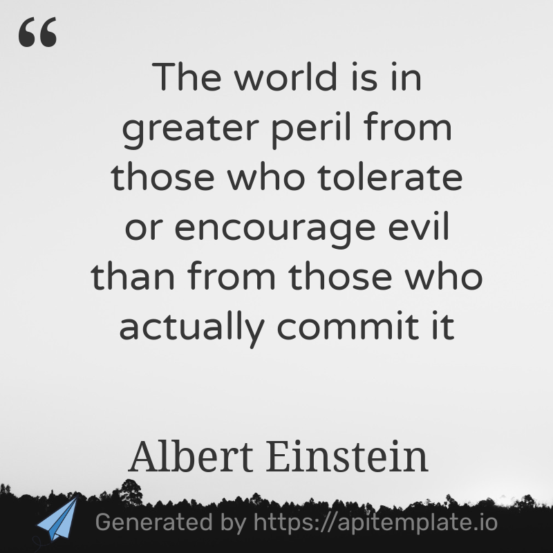 A finished Instagram quote image generated from a reusable APITemplate.io template