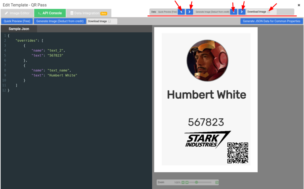 Stepping through Airtable records and previewing each generated image