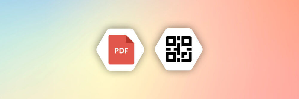 Dynamic QR code on a PDF